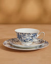 Redtag - Blue and White Patterned Breakfast Set (3 Pieces)