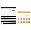 ISTAD Ikea Resealable Bags, Patterned Black/Yellow - 1/0.4L