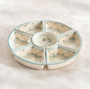Shams Stoneware 7-Piece Chip and Dip Set
