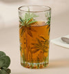 Lifestyle Palm Tree Embossed Highball Glass
