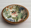 Botanical Wooden Serving Bowl - 24 cm