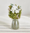 Lille Mixed Flowers in Glass Pot - 16 cm