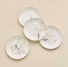 Courtyard 4-Piece New Bone China Serving Plate Set - 27 cm
