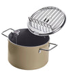 SKÄGGTORSK IKEA Frying Pot, Non-Stick Coating, Light Beige-Green - 4L