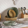 Haldor Speckled Stoneware Oval Baking
Dish 41x26x8.3cm - Brown/Mustard