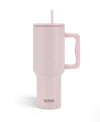 Shaha Stainless Steel Flask with Straw, 1.2L,
Pink