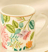 Summer Hot Flower Printed Ceramic Espresso Cup and Saucer Set