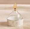 Raqiya Porcelain Date Saucer with Lid - 12.5 cm