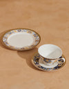 Redtag - Blue and Gold Patterned Breakfast Set (3 Pieces)