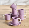 Marlo 12-Piece New Bone China Tea Set - 110 ml, Serves 6