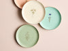 Garden Boho 3-Piece Porcelain Appetizer Plate Set - 19cm
