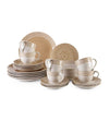 Armona 20-Pieces Dinner Set - Serves 4, Brown