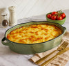 Haldor Speckled Stoneware Oval Baking Dish
41x26x8.3cm -Green