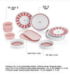 Kitchen Life 14-Piece Lovely Birds Breakfast - Serves 6