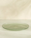 Redtag - Green Textured Glass Dinner Plate - 27cm