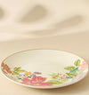 Summer Hot Flower Printed Ceramic Quarter Plate