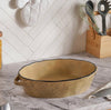 Haldor Speckled Stoneware Oval Baking
Dish 41x26x8.3cm - Brown/Mustard