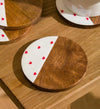 Lc Waikiki 4-Pieces Mixed Decorative Coasters - 10cm