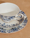 Redtag - Blue and White Patterned Breakfast Set (3 Pieces)