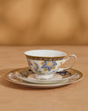 Redtag - Blue and Gold Patterned Breakfast Set (3 Pieces)