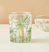 Lifestyle Palm Tree Embossed Glass