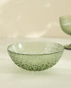 Redtag - Green Textured Glass Bowl