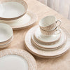 Solena 44-Piece New Bone China Dinner Set - Serves 6