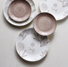 Larah Side Plate (Pink/Brown) - 17cm
