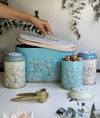 Evle Botanica 4-Piece Bread Box Set - Oval Design