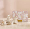 Raqiya 12-Piece Porcelain Cup and Saucer Set - 200 ml