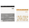 ISTAD Ikea Resealable Bags, Patterned Black/Yellow - 2.5/1.2L