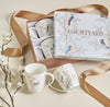 Courtyard 4-Piece New Bone China Mug Set - 320 ml