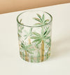 Lifestyle Palm Tree Embossed Glass
