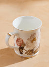 Redtag - White And Pink Floral Mug