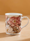 Redtag - White And Pink Floral Mug
