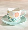 Heidi Ceramic Tea Cup and Saucer Set - 250 ml