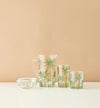 Lifestyle Palm Tree Embossed Glass