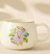 Summer Hot Flower Printed Ceramic Mug