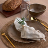 Botanical Leaves 4-Piece Napkin Ring Set - 12 cm