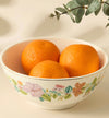 Summer Hot Flower Printed Ceramic Serving Bowl