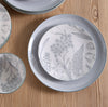 Chloe 18-Piece Porcelain Dinner Set - Serves 6