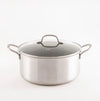 Alberto Stainless Steel Cookware Set 9Pcs, Silver