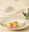 Summer Hot Flower Printed Ceramic Quarter Plate