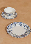 Redtag - Blue and White Patterned Breakfast Set (3 Pieces)