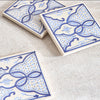 Layal 4-Piece Stoneware Coaster Set - 10x10 cm