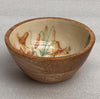 Botanical Wooden Serving Bowl - 12 cm