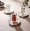 Dallaty Rio 12-Pieces Leaf Porcelain Tea Set - Serves 6