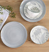 Chloe 18-Piece Porcelain Dinner Set - Serves 6