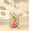Summer Hot Flower Printed 5-Pieces Carafe and Glass Set
