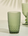 Redtag - Green Textured Glass Tumbler - 350ml